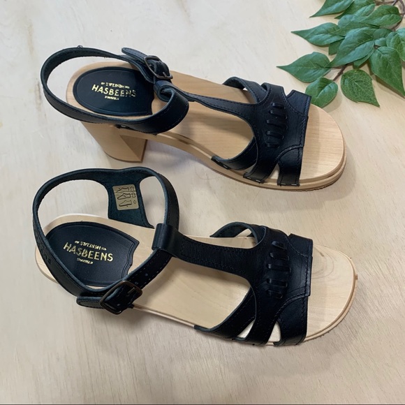 NWOT Swedish Hasbeens Eval-Lena Platform Sandals - Picture 3 of 7